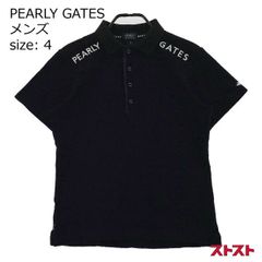 PEARLY GATES ポロシャツ ネイビー サイズ4 - メルカリ