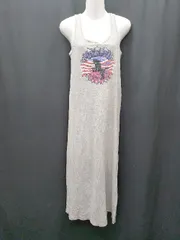 ◇ ⊂ MILKFED. ミルクフェド ロング タンクトップワンピース サイズS グレー系 レディース P  【1409090027482】のサムネイル