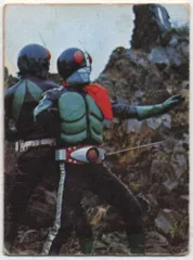 旧仮面ライダーカード　NO.81 レッツゴー　ライダーキック　エラー品 旧仮面ライダーカード NO.81 レッツゴー ライダーキック エラー品 旧