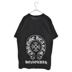 CHROME HEARTS (クロムハーツ) HONOLULU Limited HORSESHOE TEE ホノルル限定 ホースシュープリントクルーネック半袖Tシャツ ポケット付きカットソー ブラックのサムネイル