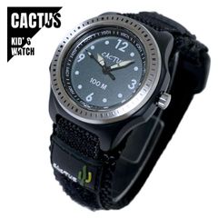 【即納】正規品 CACTUS キッズ時計 CAC-45 黒板柄文字盤【限定モデル】