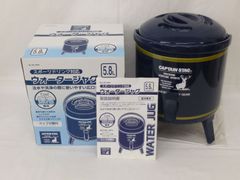 【未使用品】CAPTAIN STAG ウォータージャグ 5.8L 保冷専用 スポーツドリンク対応 5.8L