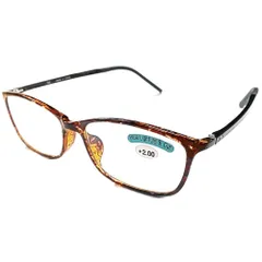 ☆ col.62.デミブラウン122 ☆ 度数2.5 ☆ シニアグラス ブルーライトカットレンズ 老眼鏡 ブルーライトカット メンズ レディース リーディンググラス シニアグラス UVカット 軽量 ケース付き 細身 超弾性 テンプル シンプル おしゃれ スマホ