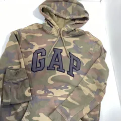 ギャップGAP 迷彩柄パーカー　(M)            E-S