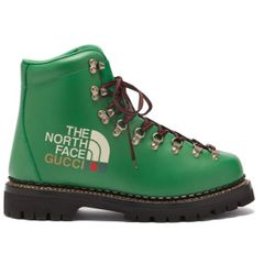 GUCCI x  The North Face ロゴ レザーブーツ
