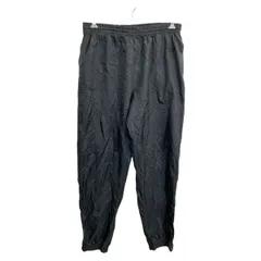 Reebok ナイロンパンツ W33 リーボック ブラック ナイロン 古着卸 アメリカ仕入 2503-1022
