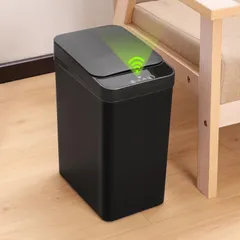 中古 スリム ゴミ箱 自動開閉 15L 自動ゴミ箱 電池式 蓋付き ダストボックス 幅18.3×奥行26.8×高さ36cm ゴ 即納