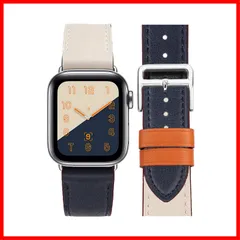 アップルウォッチ#531 Apple watch エルメス series7 41mm 銀 極美品