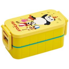 【人気商品】600ml 抗菌 2段 パンダコパンダ 女性用 弁当箱 日本製 スケーター(Skater) YZW3AG-A