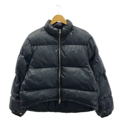 MIDIUMISOLID / ミディウミソリッド | 中綿 ドローストリング フルジップ ジャケット ブルゾン | 38 | ネイビー | レディース