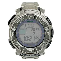 美品 PRO TREK PRW-2500T 電波ソーラー メタルバンド チタン 極美品 PRO TREK PRW-2500T 電波ソーラー メタルバンド チタン
