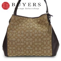 COACH コーチ Edie エディ ショルダーバッグ シグネチャー カーキ 