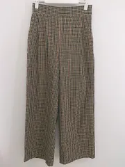 ◇ BEAUTY & YOUTH UNITED ARROWS チェック パンツ サイズM ベージュ系 ブラック マルチ レディース P  【中古】 【1211070001616】