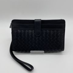【未使用品】BOTTEGA VENETA　ポーチ　ブラック 品番：284386 V001N 1000【F00027】