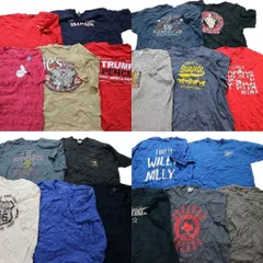 古着卸 まとめ売り カラーmix プリント 半袖Tシャツ 20枚セット (メンズ 2XL ) チャンピオン エルエルビーン U.S.ARMY 中古 古着 MT9098