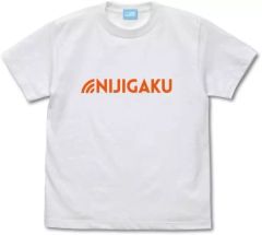 [중고] 티셔츠 NIJIGAKU 티셔츠 화이트 L 사이즈 [러브라이브! 니지가사키 학원 스쿨 아이돌 동호회]