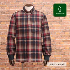 GREEN CLUBS 赤 ポロシャツ　サイズ50 サイズLL GREEN CLUBS 赤 ポロシャツ サイズ50 サイズLL GREEN CLUBS 赤
