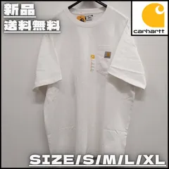 【新品】【CARHARTT／カーハート・T シャツ(ホワイト)】ストリートファッション ワークウェアブランド カジュアル アメリカ US ワンポイント ノームコア オーバーサイズ S M L XL ユニセックス 新作入荷 少量入荷 送料無料 K87