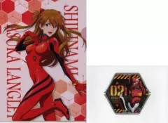 【中古】クリアファイル 式波・アスカ・ラングレー/赤プラグスーツ A4クリアファイル＆ステッカーセット 「一番くじ エヴァンゲリオン エヴァパイロット、集結!」 H賞