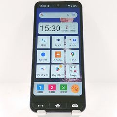 BASIO active SHG09 au ネイビー 送料無料 本体 c14729
