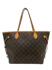 ルイヴィトン ネヴァーフル MM M40156 モノグラム トートバッグ LOUIS VUITTON キャンバス  ブラウン 中古 ルイ ヴィトン ゴールド 金具 PVC #1073011549