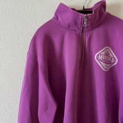 MUSKOKA BEAR WEAR ハーフジップ スウェット PURPLE M