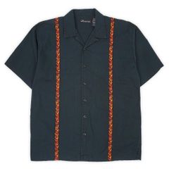 90s PERRY ELLIS レーヨン　半袖シャツ　vintage 古着　L 100018929-1.jpg