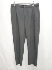 ◇ Θ SENSE OF PLACE by URBAN RESEARCH リネンライク テーパード　パンツ サイズM ブラック メンズ P  【1409250013867】