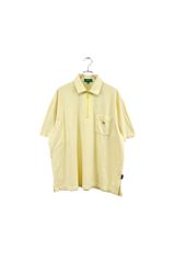 KENZO GOLF half zip polo-shirt ケンゾーゴルフ 半袖ポロシャツ ハーフジップ イエロー サイズ5 ヴィンテージ ネ
