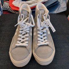 定価1.7万円 試着のみ 28cm US10 GERVIN ポロ ラルフローレン スウェード レザー ハイカットスニーカー POLO RALPH LAUREN グレー06C1605
