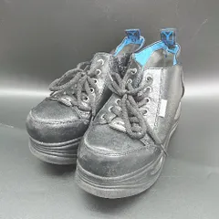 ◇ Θ YOSUKE ヨースケ 厚底 シューズ スニーカー サイズ 23.5 ブラック系 レディース E  【1502030039443】