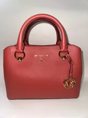 【未使用品】【✨極美品✨】MICHAEL KORS ショルダーバッグ　ハンドバッグ　ピンク　ピンクオレンジ　マイケルコース