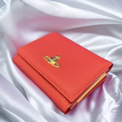 【新品・正規品・お買い得！】ヴィヴィアンウエストウッド 三つ折財布 PEACH Deep PINK【値下げOK】