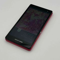 au AQUOS PHONE SERIE SHL21 アクオスフォン スマホ ピンク ①