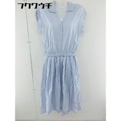 ◇　◎ Sonny Label URBAN RESEARCH フレンチスリーブ　ウエストゴム ロング ワンピース サイズF ライトブルー レディース  【中古】 【1108030003783】