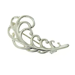 ティファニー パロマピカソ フェザーモチーフ ブローチ シルバー925 中古】【箱付き】 TIFFANY&Co. ティファニー シルバー