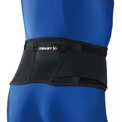 ザムストZAMST 腰 サポーター ZW-3 ゴルフ テニス Lサイズ ブラック 383303