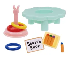 【中古】おもちゃ おえかきの時間 「シルバニアファミリー 森のわくわくようちえん」