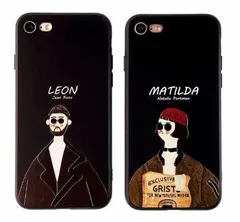 iPhone13mini 13 13Pro 13ProMaxスマホカバー スマホケース 映画 LEON  黒 耐衝撃 スマホケース アイフォン カバー 軽量 韓国 おしゃれ かわいい 映画 レオン マチルダ 誕生日 記念日 select  プレゼント などに