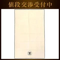 希少！本物！CHANELシャネル　大判フリース　ブランケット　ひざ掛け　ホワイト 2025年最新】シャネル 毛布の人気アイテム - メルカリ