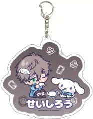 【中古】キーホルダー 06.凪誠士郎×シナモロール(ミニキャライラスト) デカアクリルキーホルダー 「ブルーロック×サンリオキャラクターズ」