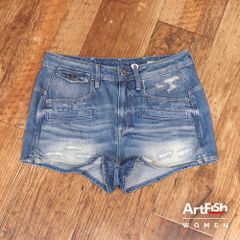G-STAR RAW/27インチ/デニム ショートパンツ 91634F.5208  ダメージ加工 ジースターロウ 新品/青/ブルー/ky628/