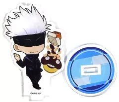 【中古】アクリルスタンド・アクリルパネル 五条悟(アイマスク) 「呪術廻戦×ばくだん焼本舗 第2弾 トレーディングアクリルスタンド」