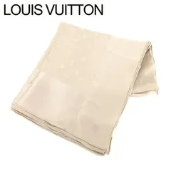 【最大30％OFF】ルイヴィトン スカーフ モノグラム ベージュ Louis Vuitton レディース プレゼント 贈り物 オシャレ 大人 ファッション  L356