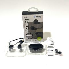【動作未確認】完全ワイヤレスイヤホン terra ジェットブラック TA-TE01TWJBK ワイヤレス Bluetooth対応