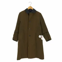 トリココムデギャルソン tricot COMME des GARCONS リバーシブル ウールコットンステンカラーコート レディース JPN：S のサムネイル