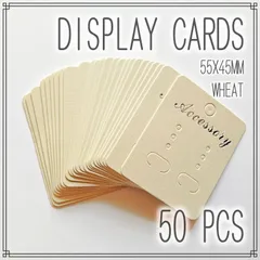 【921】ピアス・イヤリング台紙A(50枚)