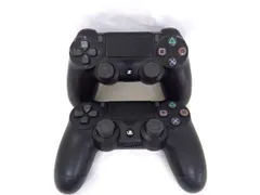 【SONY純正！PS4用コントローラー2個セット！】ワイヤレスコントローラー(DUALSHOCK 4)  [ジェット・ブラック]　playstation4/プレイステーション4 プレステ4/MODEL:CUH-ZCT2J