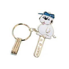 [スリーカラット] PEANUTS バッグキークリップ オラフ キーホルダー バッグチャーム スヌーピー グッズ 雑貨 人気 