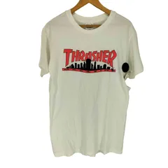 スラッシャーマガジン THRASHER MAGAZINE HANESボディ 80S SUPREMEサンプリング ロゴTシャツ メンズ  L/G